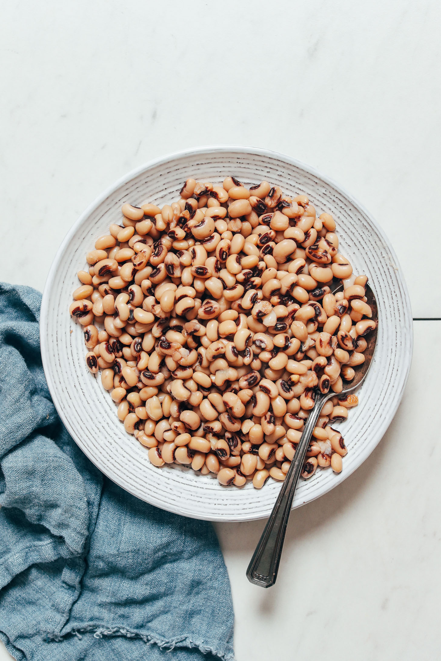Bowl of black eyed peas