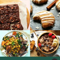 Assortment of recipe photos perfect for cold weather