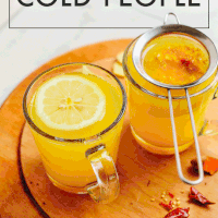Soup and turmeric tea for our round-up of healthy winter recipes