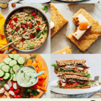 Shortbread, pancakes, pasta, cornbread and other vegan recipes