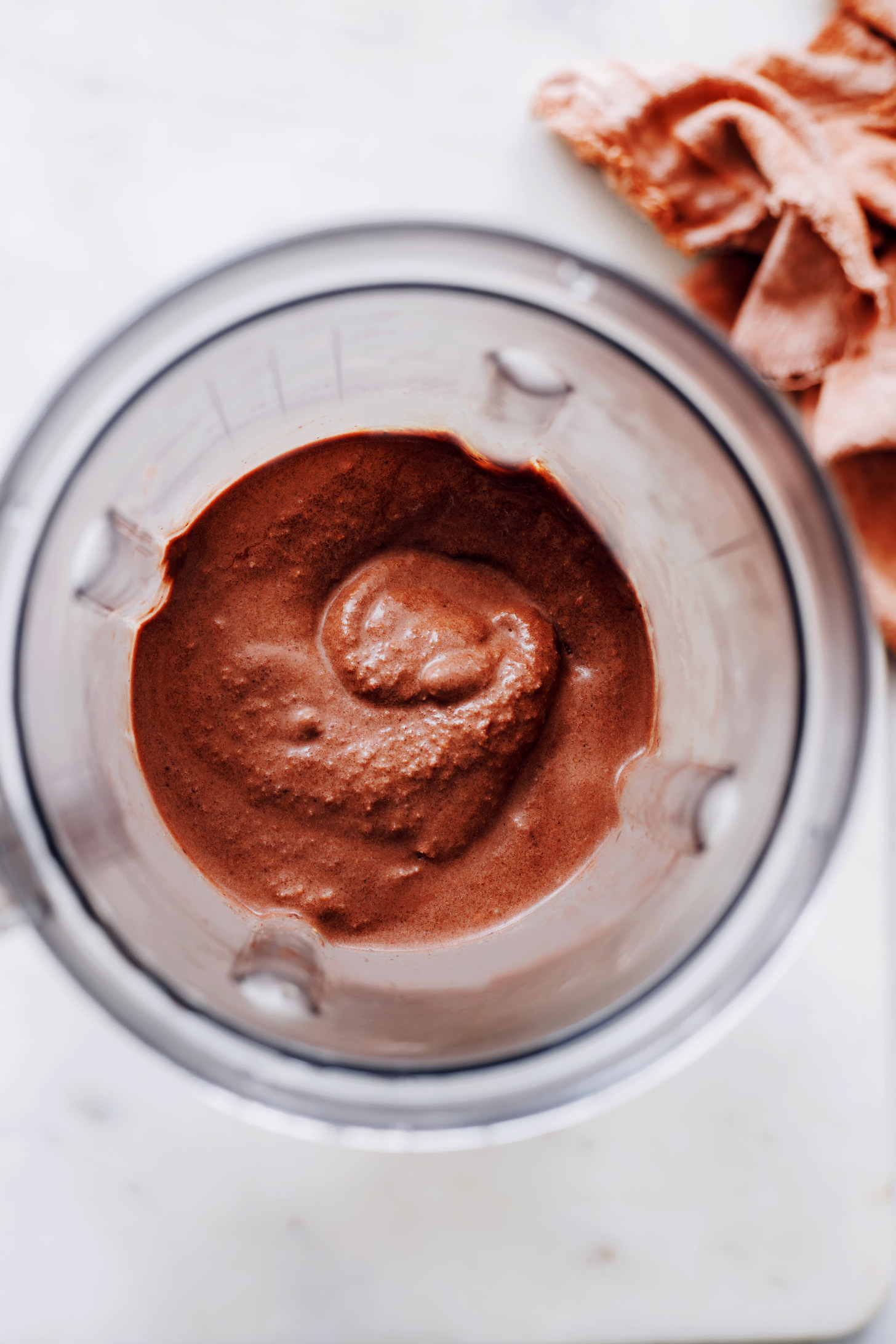 Blender filled with our chocolate- and coffee-infused jamocha shake