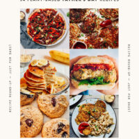 Assortment of Father's Day brunch recipe ideas