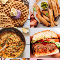 Assortment of dairy-free freezer-friendly recipes