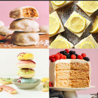 Assortment of gluten-free easter desserts