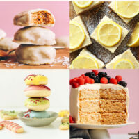 Assortment of gluten-free easter desserts