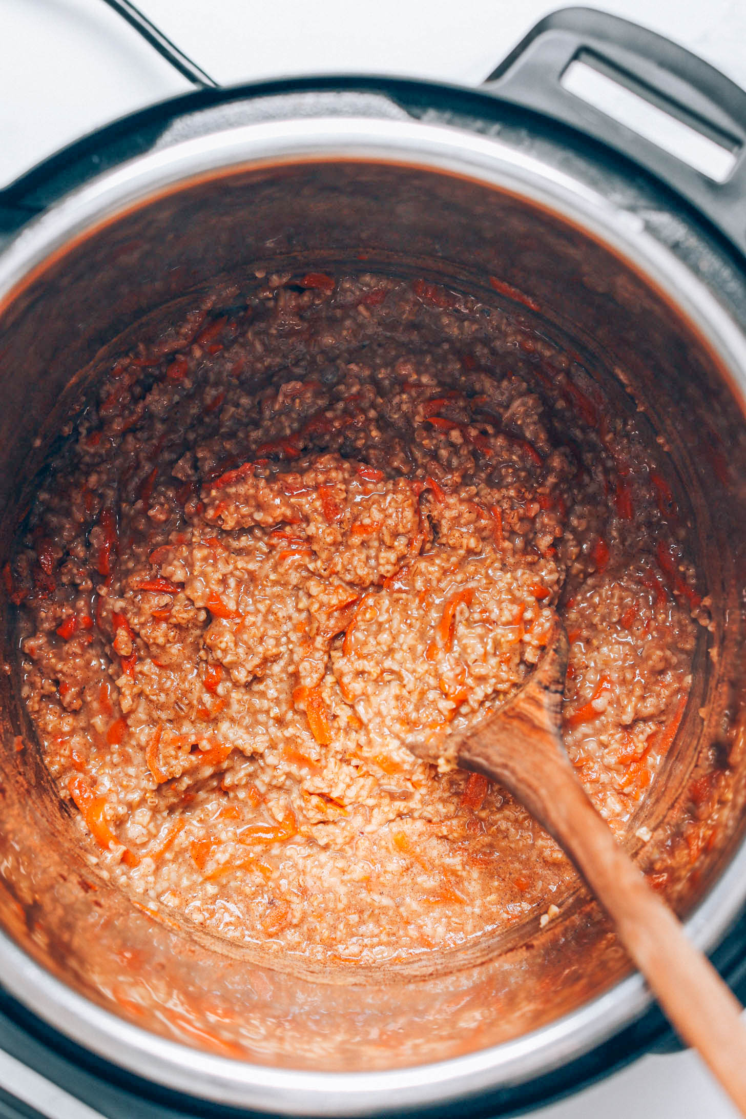 Carrot cake oatmeal in the Instant Pot