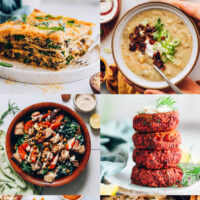 Assortment of recipes using fall produce