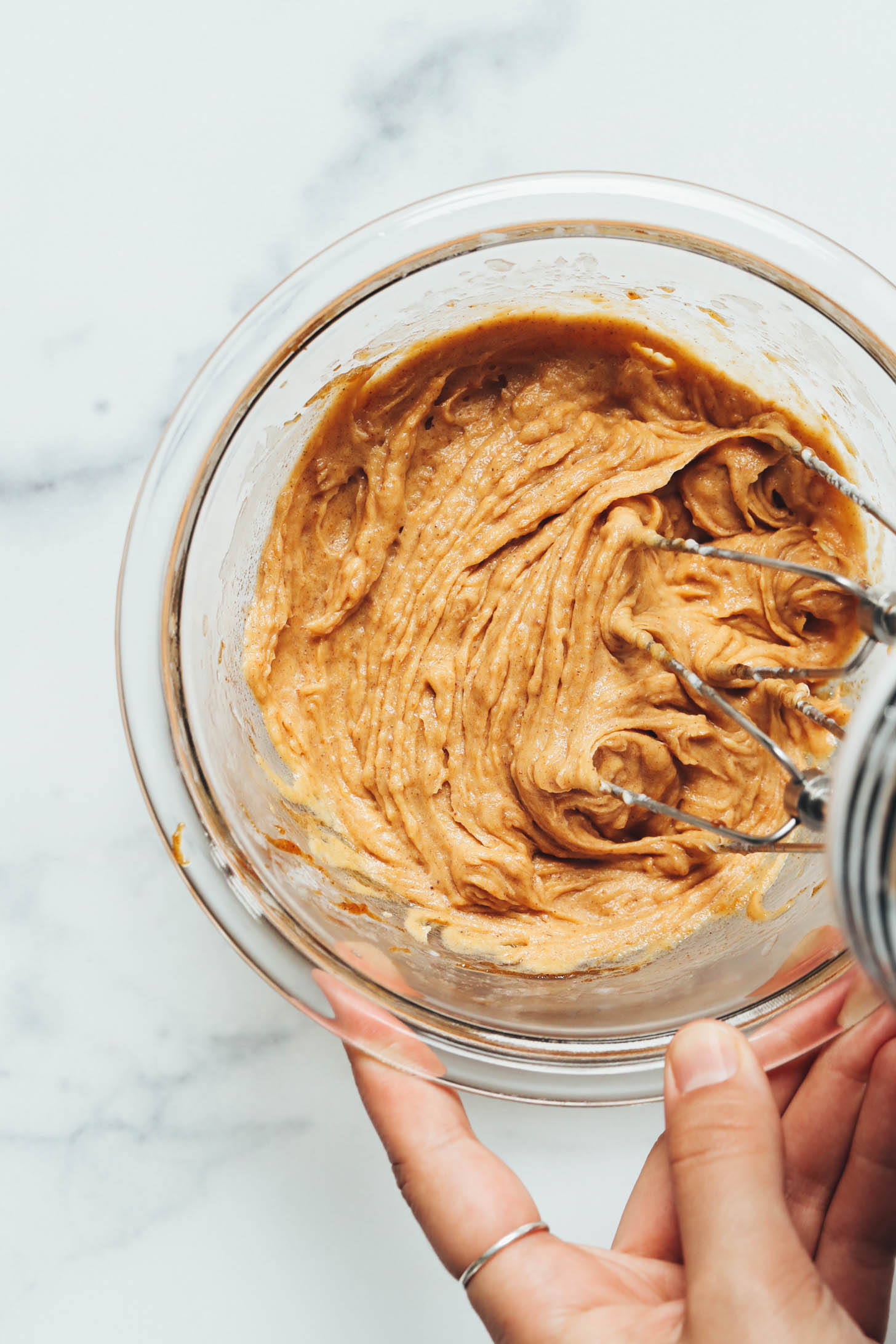 Creamy pumpkin-spiced maple butter in a bowl