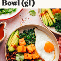 Butternut squash breakfast bowl