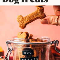 Image of peanut butter pumpkin dog treats
