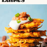 crispy vegan gluten-free latkes