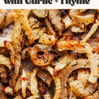 Image of perfect roasted fennel with garlic and thyme