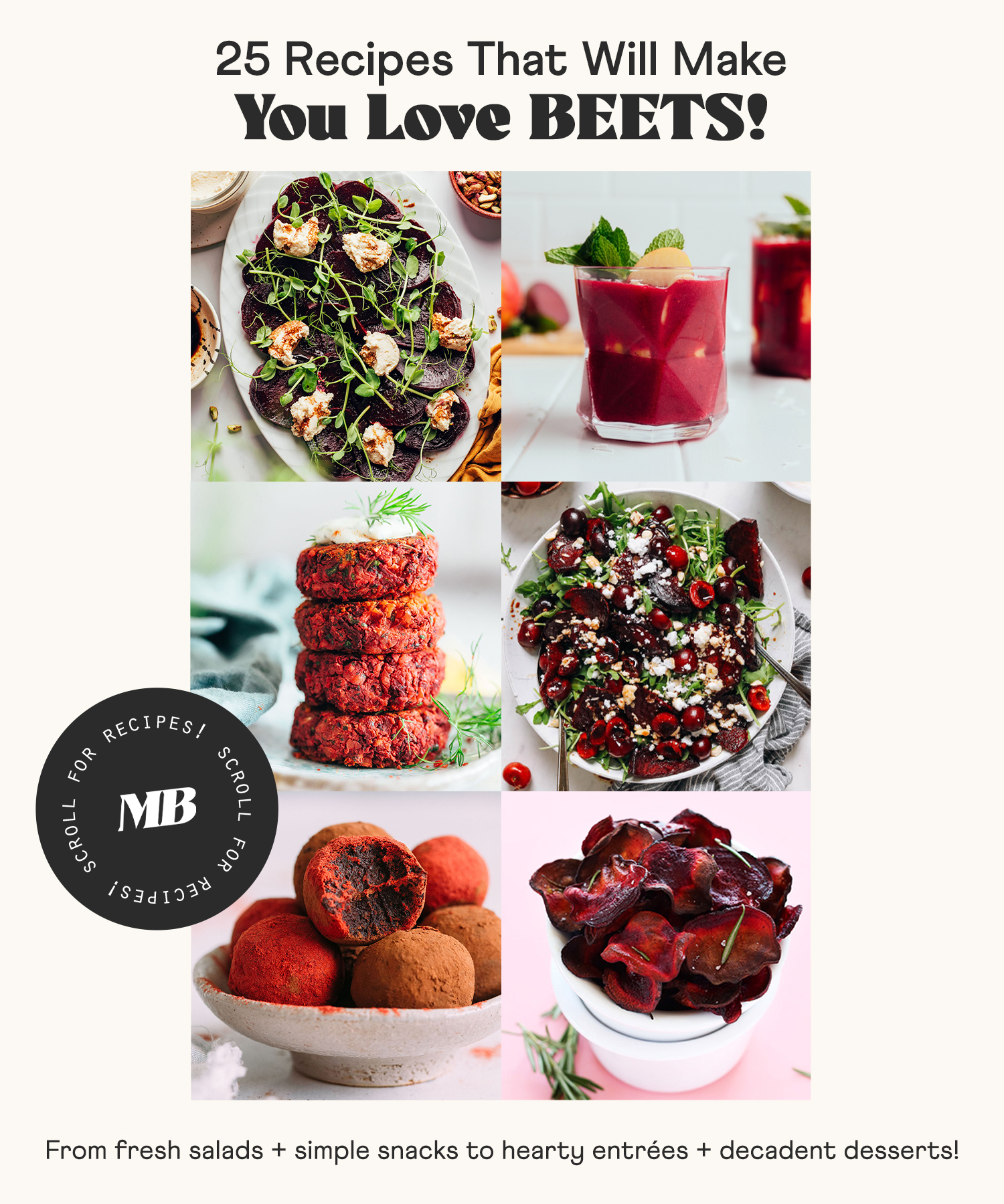 Image of vibrant beet recipes