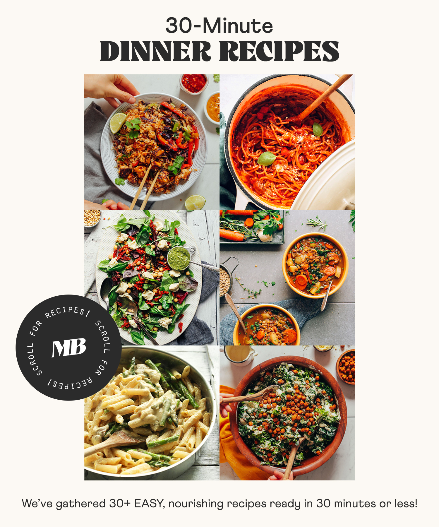 Image of 30-minute dinner ideas
