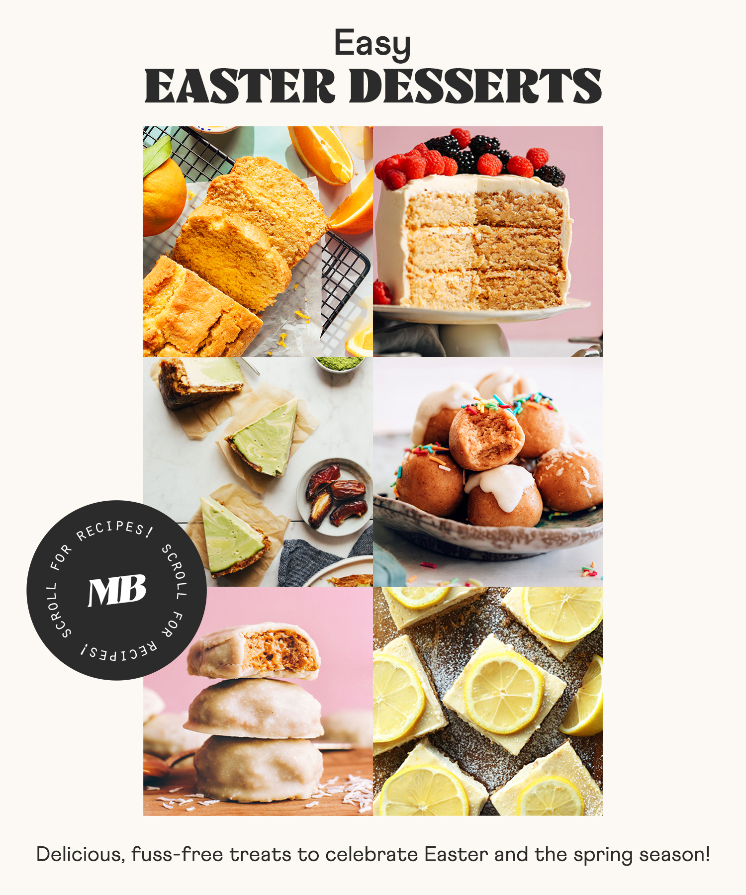 Image of easy Easter desserts
