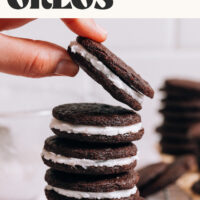 Image of homemade gluten-free oreos