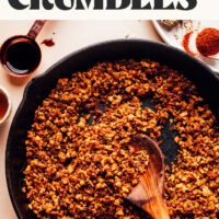 Image of vegan Italian sausage crumbles