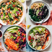 Image of plant-based bowl meals for spring
