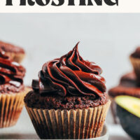 Image of chocolate avocado frosting