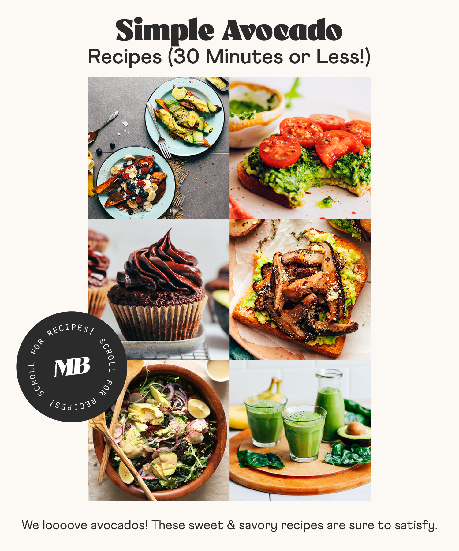 Image of simple avocado recipes