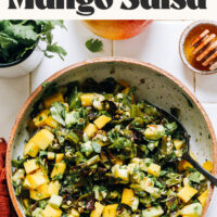 Image of charred shishito mango salsa