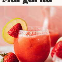 Image of fresh strawberry margarita