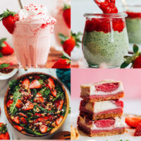 Image of vibrant fresh strawberry recipes
