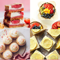 Photos of gorgeous vegan and gluten-free desserts perfect for summer hosting
