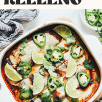 Image of white bean chile relleno