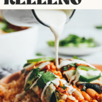 Image of white bean chile relleno