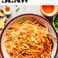 Image of quick cabbage apple slaw