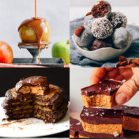 Photos of easy homemade halloween treats that are vegan and mostly glluten-free