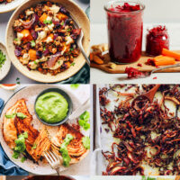 Photos of sauerkraut, roasted cabbage, and other recipes that use a lot of cabbage