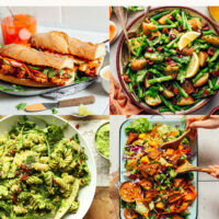 Photos of our easy gluten-free and dairy-free spring dinner ideas