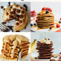 Photos of some of our bet vegan pancake recipes