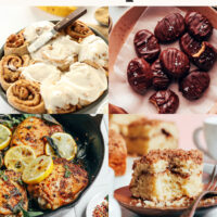 Photos of recipes in our ultimate Easter recipe round-up with options for vegans and omnivores
