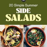 Photos of some of our simple summer side salads